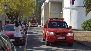 Realización de Simulacro de evacuación en Cáceres