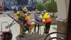 Realización de Simulacro de evacuación en Cáceres