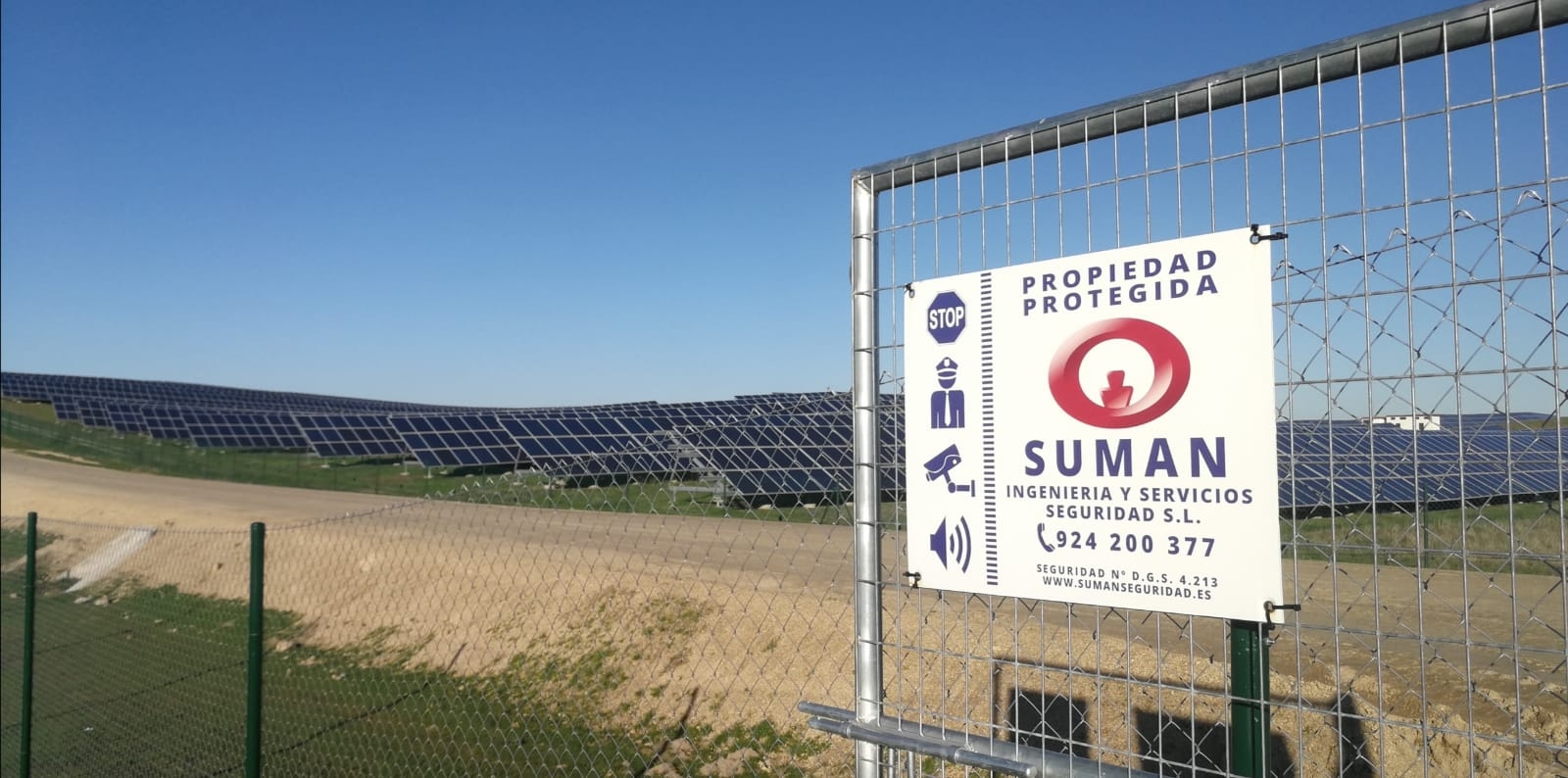Suman Seguridad en Talayuela Solar, uno de los proyectos de Energía Solar Fotovoltaica más grandes de Europa.