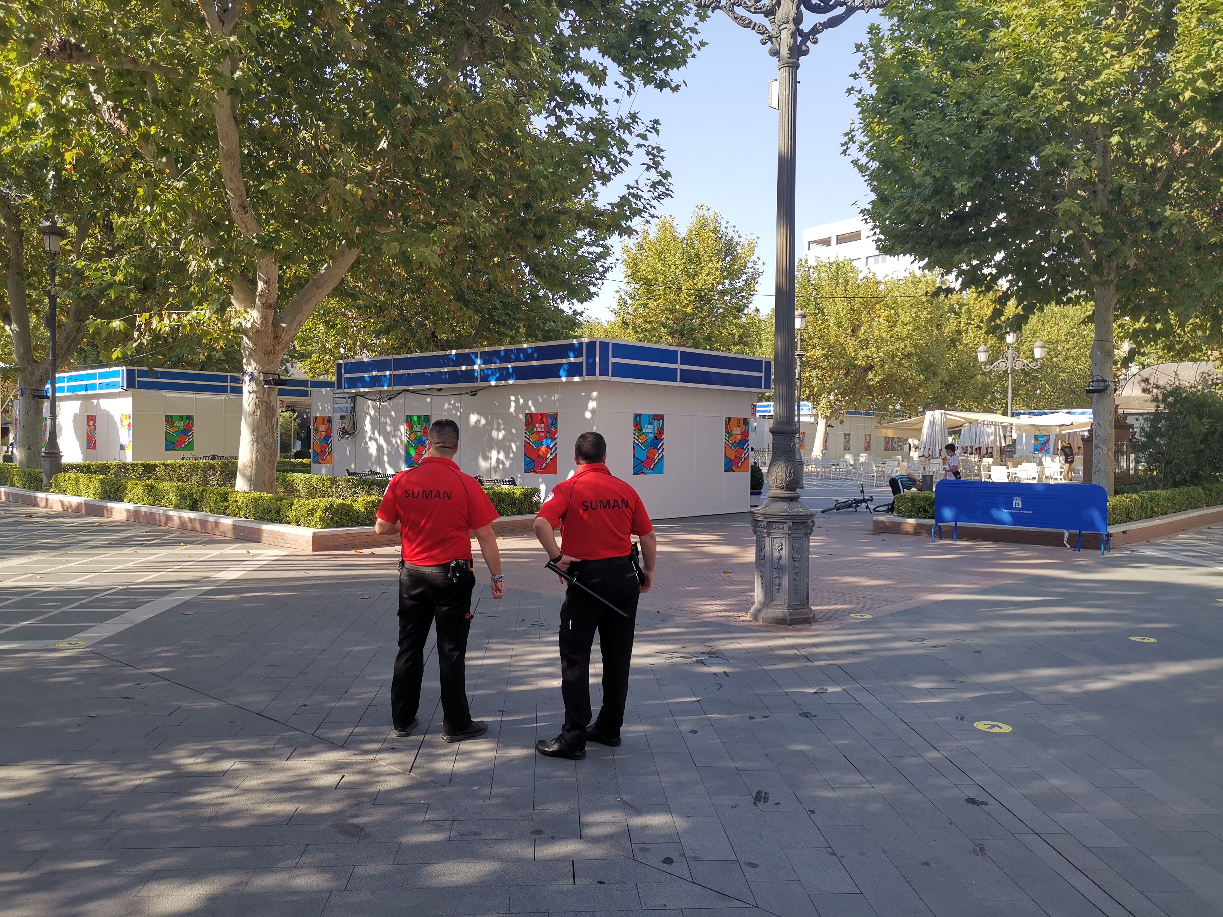 Suman Seguridad, adjudicataria del Servicio de Vigilancia Feria del Libro de Badajoz ediciones 2020, 2021 y 2022